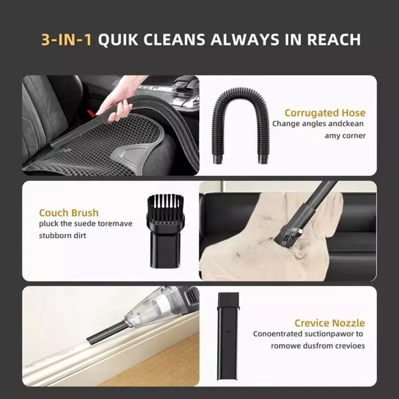 Portable Cordless Handheld Bag-Free Vacuum Cleaner - Picture 7 of 9